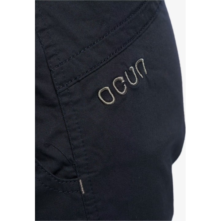 Pantalones de escalada orgánicos Ocun Pantera para mujer, color antracita/azul marino oscuro, talla XS