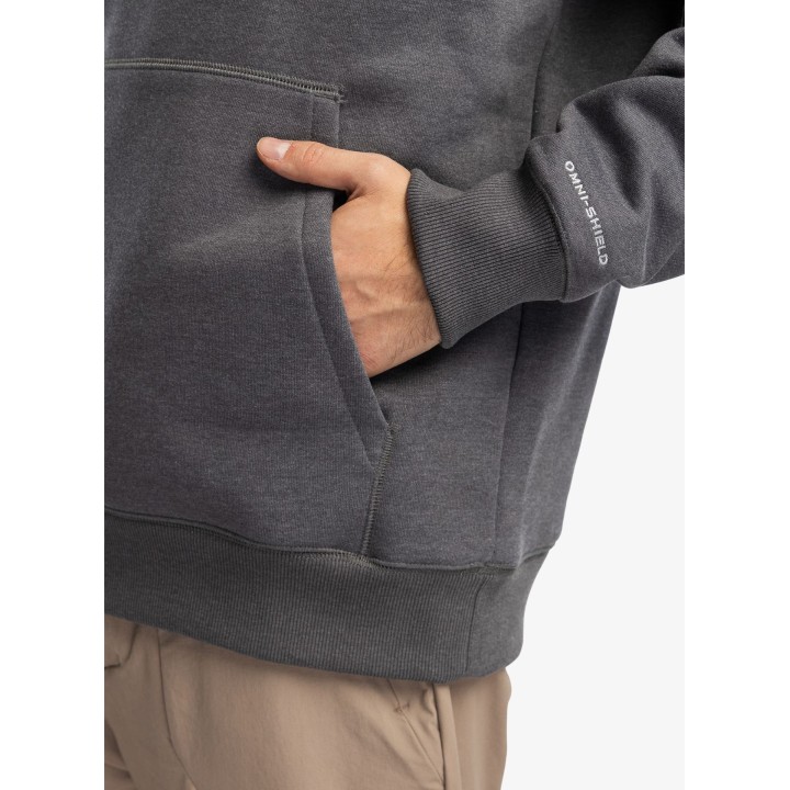 Camisola com capuz Columbia Dry Creek Heavyweight, cinzento mesclado «City Grey», tamanho L