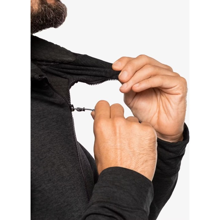 Sudadera con capucha ligera Rab Nexus para hombre, negra, talla XL