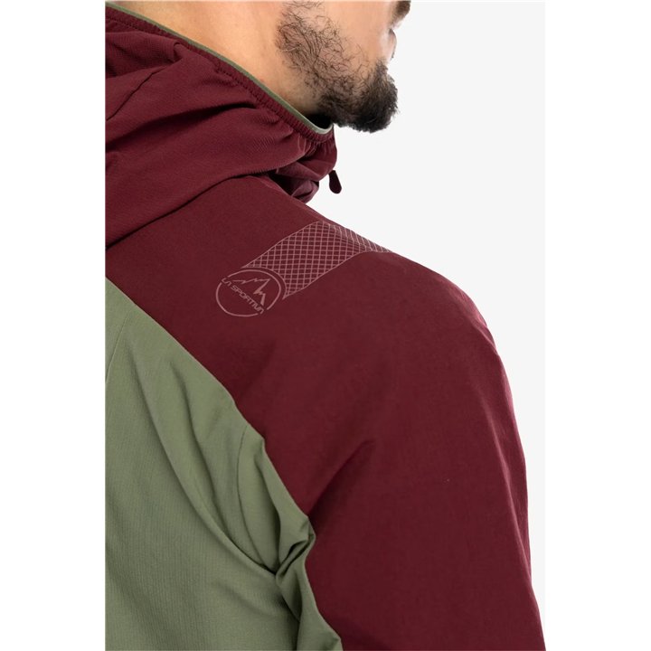 Chaqueta Softshell Aequilibrium Speed de La Sportiva, color Cypress/Redwood, talla L