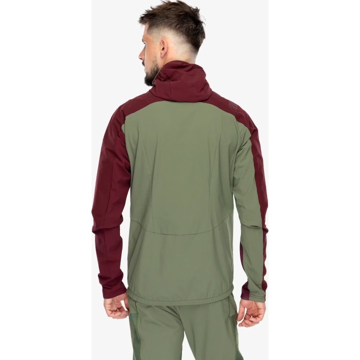 Chaqueta Softshell Aequilibrium Speed de La Sportiva, color Cypress/Redwood, talla L