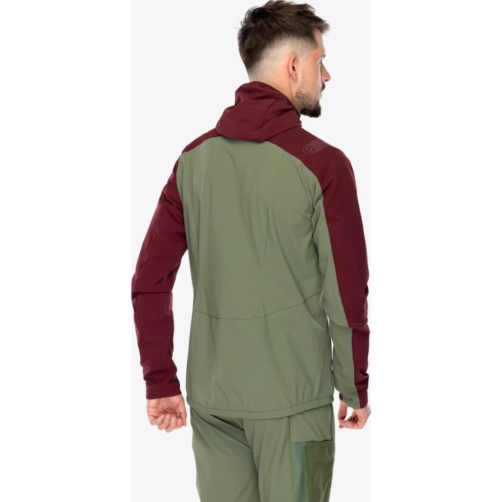 Chaqueta Softshell Aequilibrium Speed de La Sportiva, color Cypress/Redwood, talla L