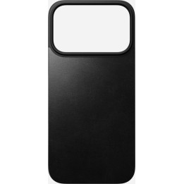 Funda trasera magnética de piel NOMAD - Funda magnética para iPhone 17 Pro, compatible con MagSafe, piel Horween (negra)