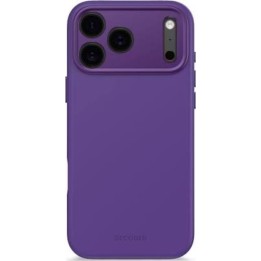 Capa traseira de silicone antimicrobiana decodificada - Capa protetora de silicone compatível com MagSafe para iPhone 17 Pro Max