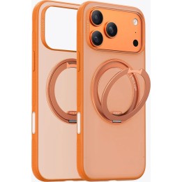 TORRAS Ostand R Fitness - Custodia compatibile con MagSafe per iPhone 17 Pro Max (Arancione Energia)