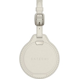 Etichetta per bagagli Satechi FindAll - Etichetta di localizzazione in pelle vegana compatibile con Apple Trova il mio (Sabbia)