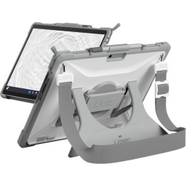 UAG Plasma: Capa protetora com suporte integrado e alça de mão e ombro para Microsoft Surface Pro 9/10/11 (branca/