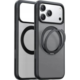 TORRAS Ostand Pro - Capa compatível com MagSafe para iPhone 17 Pro (Preta)