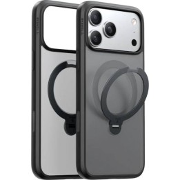 TORRAS Ostand Spin - Custodia compatibile con MagSafe per iPhone 17 Pro (Nero)
