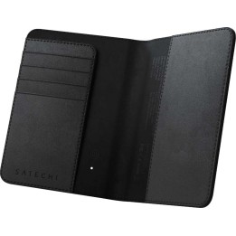 Satechi FindAll Passport Protector Black Vegan Leather
