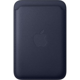 Portefeuille fin tressé Apple avec MagSafe pour iPhone - Bleu marine