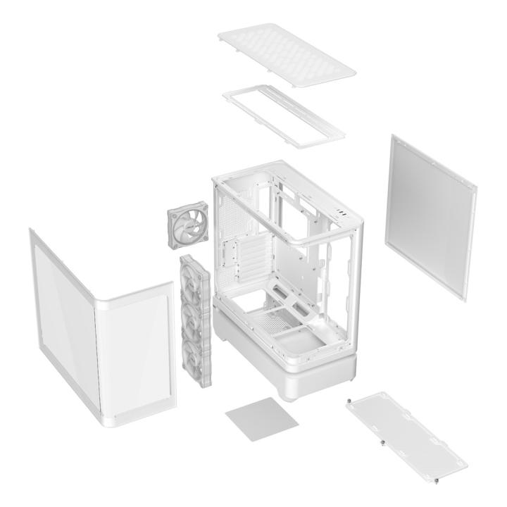 ASUS PRIME AP304 TG ARGB WEISS Blanco