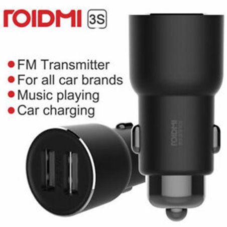 Cargador de Coche Xiaomi ROIDMI 3S/ 2xUSB/ 3.4A