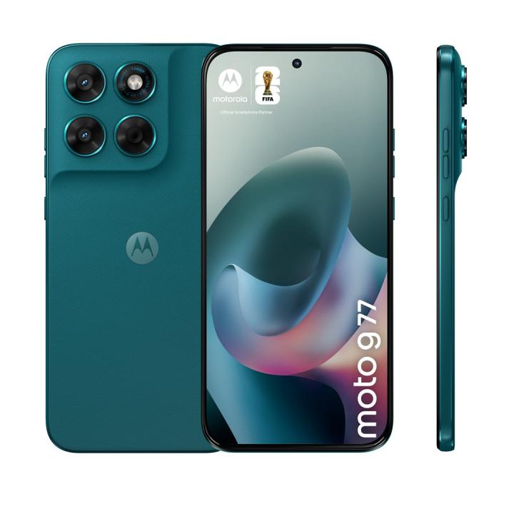Motorola moto g77 17,3 cm (6.8") Ranura híbrida Dual SIM Android 16.0 5G USB Tipo C 8 GB 256 GB 5200 mAh Verde
