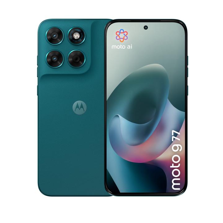 Motorola moto g77 17,3 cm (6.8") Ranura híbrido Dual SIM Android 16.0 5G USB Tipo C 8 GB 128 GB 5200 mAh Verde
