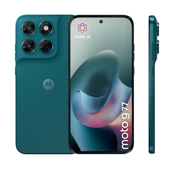 Motorola moto g77 17,3 cm (6.8") Ranura híbrida Dual SIM Android 16.0 5G USB Tipo C 8 GB 128 GB 5200 mAh Verde
