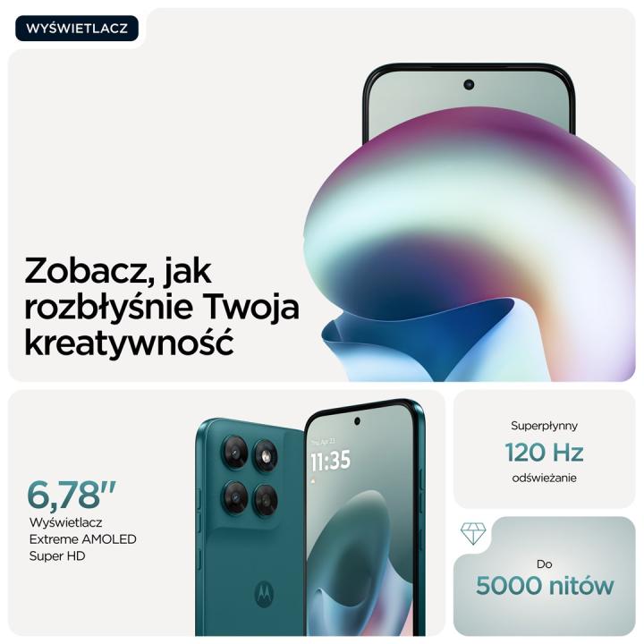 Motorola moto g77 17,3 cm (6.8") Ranura híbrida Dual SIM Android 16.0 5G USB Tipo C 8 GB 128 GB 5200 mAh Verde