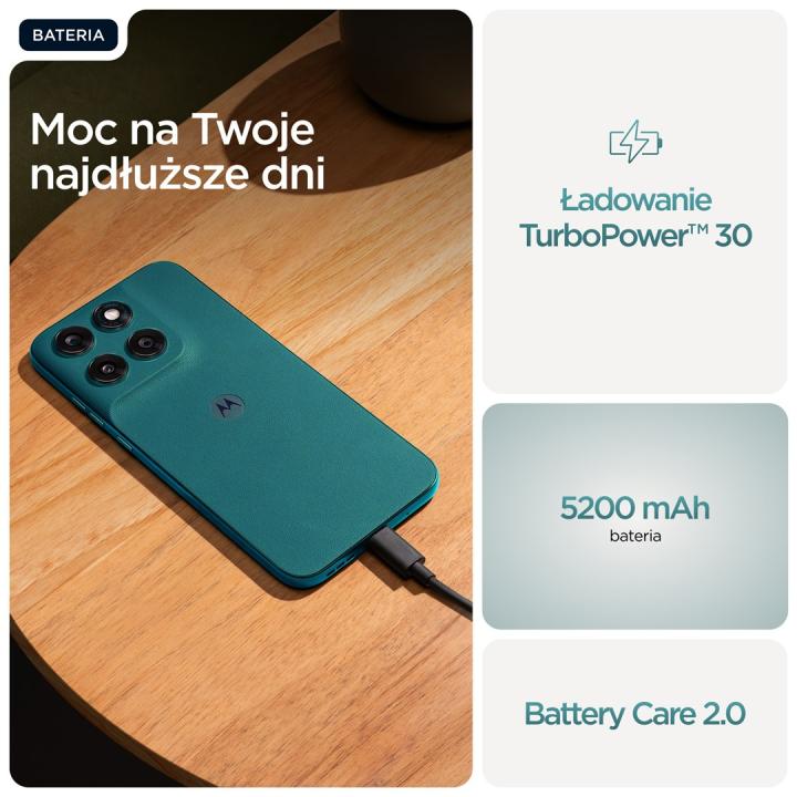 Motorola moto g77 17,3 cm (6,8 Zoll) Ranura híbrida Dual SIM Android 16.0 5G USB Tipo C 8 GB 128 GB 5200 mAh Grün