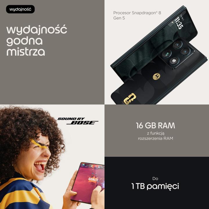 Motorola razr fold 20,6 cm (8.09") Doppia SIM Android 16.0 5G USB Tipo C 16 GB 512 GB 6000 mAh Nero