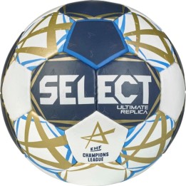 Sélectionnez le maillot réplique Ultimate Champions League 151484 3, ballon de handball officiel EHF - blanc-bleu marine-or, tai