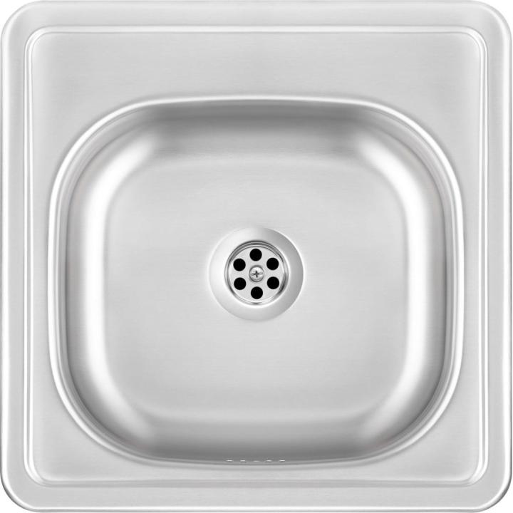 Edelstahlspüle mit einem Becken