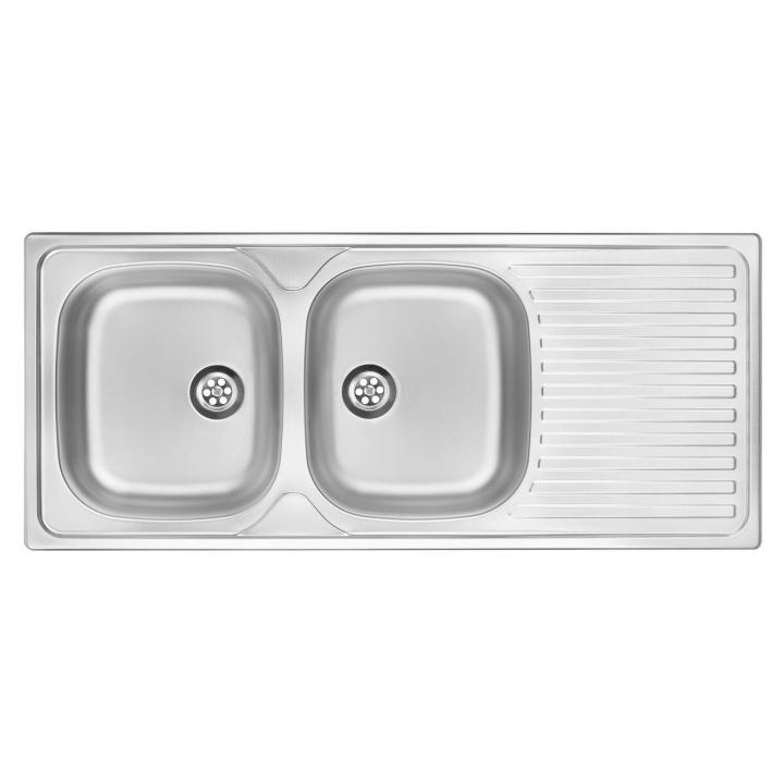 Fregadero DEANTE Techno (ZEU321) acier 2 cubes avec escurridor Plata