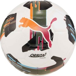 Puma Orbita 5 Fusion 147774 5 fútbol - blanco-naranja-negro 84331 01 talla 5