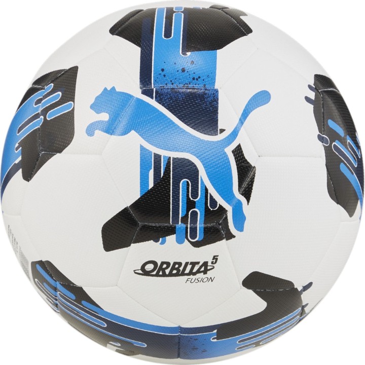 Puma Orbita 5 Fusion 147287 5 fútbol - blanco-azul-negro 84331 05 talla 5