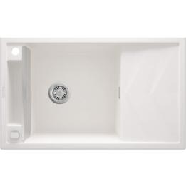 Magnetische Granitspüle mit einem Becken und Abtropffläche