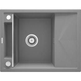Magnetische Granitspüle mit einem Becken und Abtropffläche