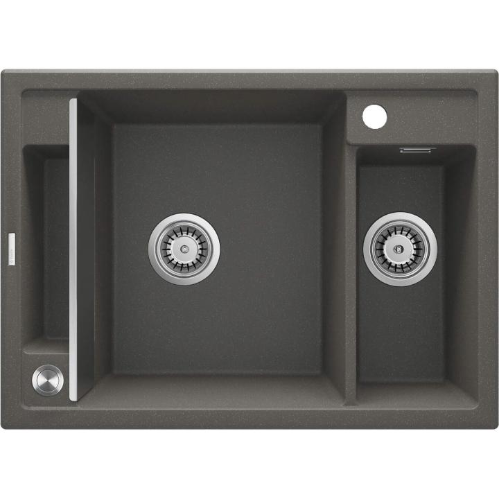 Magnetic granite sink 1.5-bowl