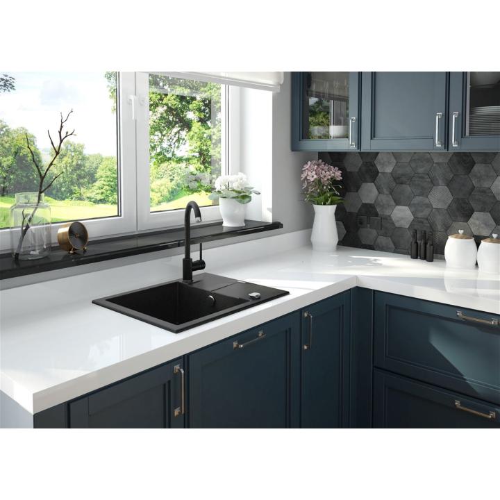 Fregadero DEANTE Evora (ZQJ_N11A) granito, 1 chambre 59x44 cm