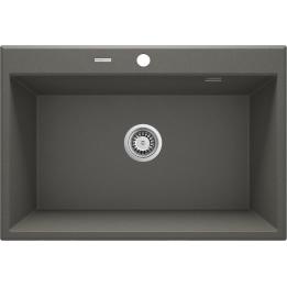 Fregadero DEANTE Eridan (ZQET103) granito 1 chambre Antracita