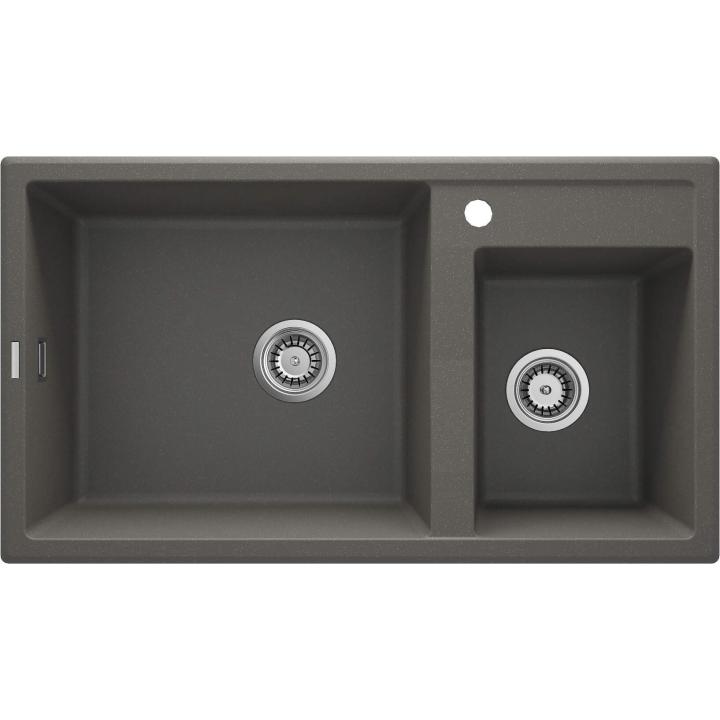 Fregadero DEANTE Eridan (ZQET20B) granito 2 chambres Antracita
