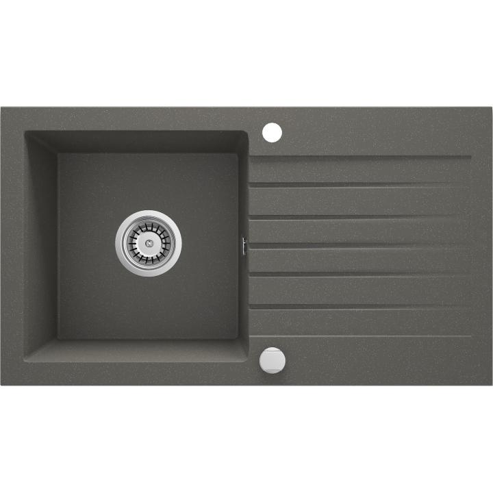 Fregadero DEANTE Zorba ZQZ_T113 1 cubeta, granito 76x44 cm