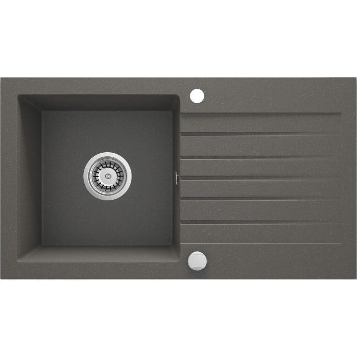 Fregadero DEANTE Zorba ZQZ_T113 1 cubeta, granito 76x44 cm