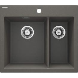 Fregadero de granito de 1,5 cubetas