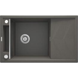 Lavello magnetico in granito a una vasca con scolapiatti