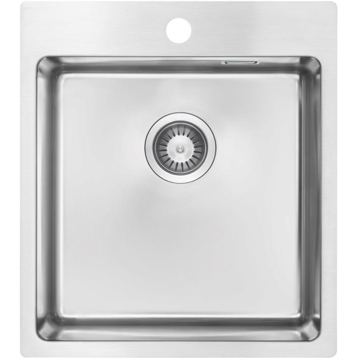 Fregadero DEANTE Olfato ZPO_010A 1 cámaras, acero 45x50.5 cm