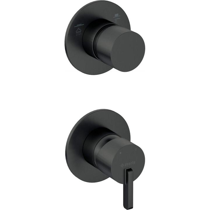 Concealed shower mixer with shower switch