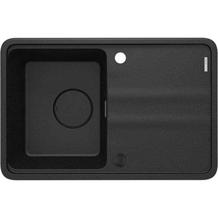 Évier en granit à 1 cuve avec égouttoir
