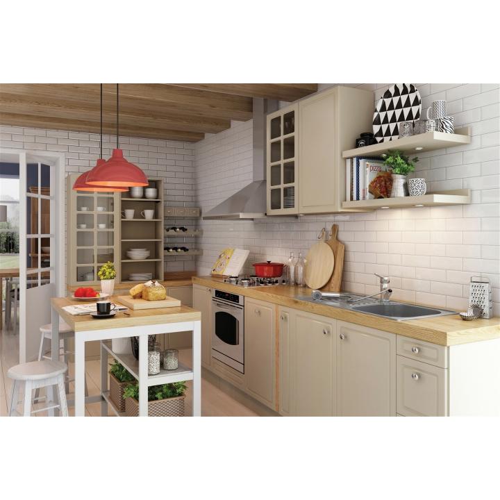Fregadero DEANTE Legato ZELA0113 con mezclador de fregadero, 1 cubeta, granito 76x43.5 cm