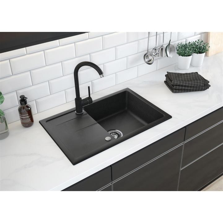 Fregadero DEANTE Leda (ZRD_2113) Granit, 1 Kamera 67x44 cm