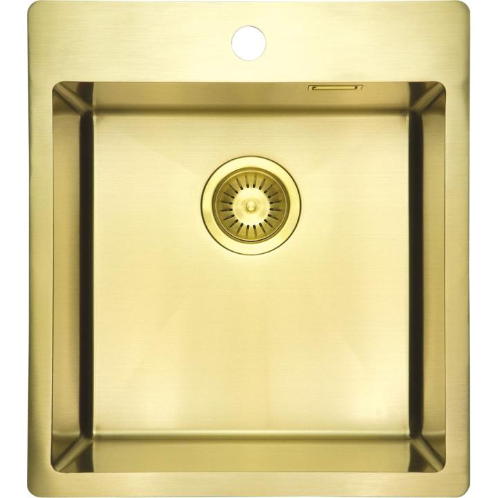 Edelstahlspüle mit einem Becken