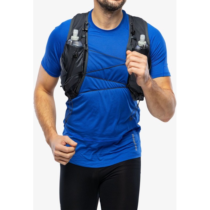 Chaleco de running Salomon Adv Skin X Season 15 266187 - ébano/aleación, talla S
