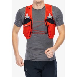 Conjunto de colete de corrida Salomon Sense Pro 6 649059 - vermelho-fogo/preto, tamanho L