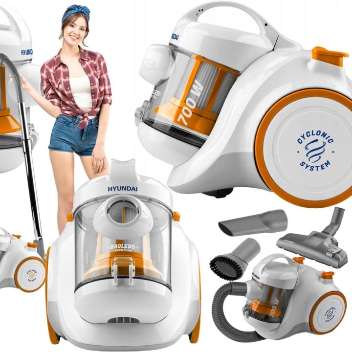 Hyundai VC 009 1.5 L Aspirateur cylindrique Secar 700 W Sans sac