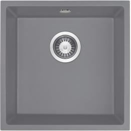 Suspended 1-bowl granite sink