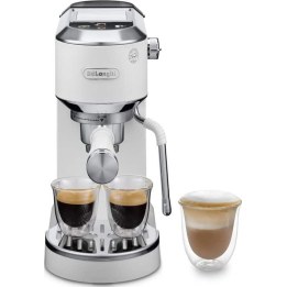 Cafetera espresso DeLonghi EC890.WI con espumador de leche, color blanco