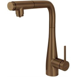 Robinet de cuisine avec raccordement pour filtre à eau et bec extractible